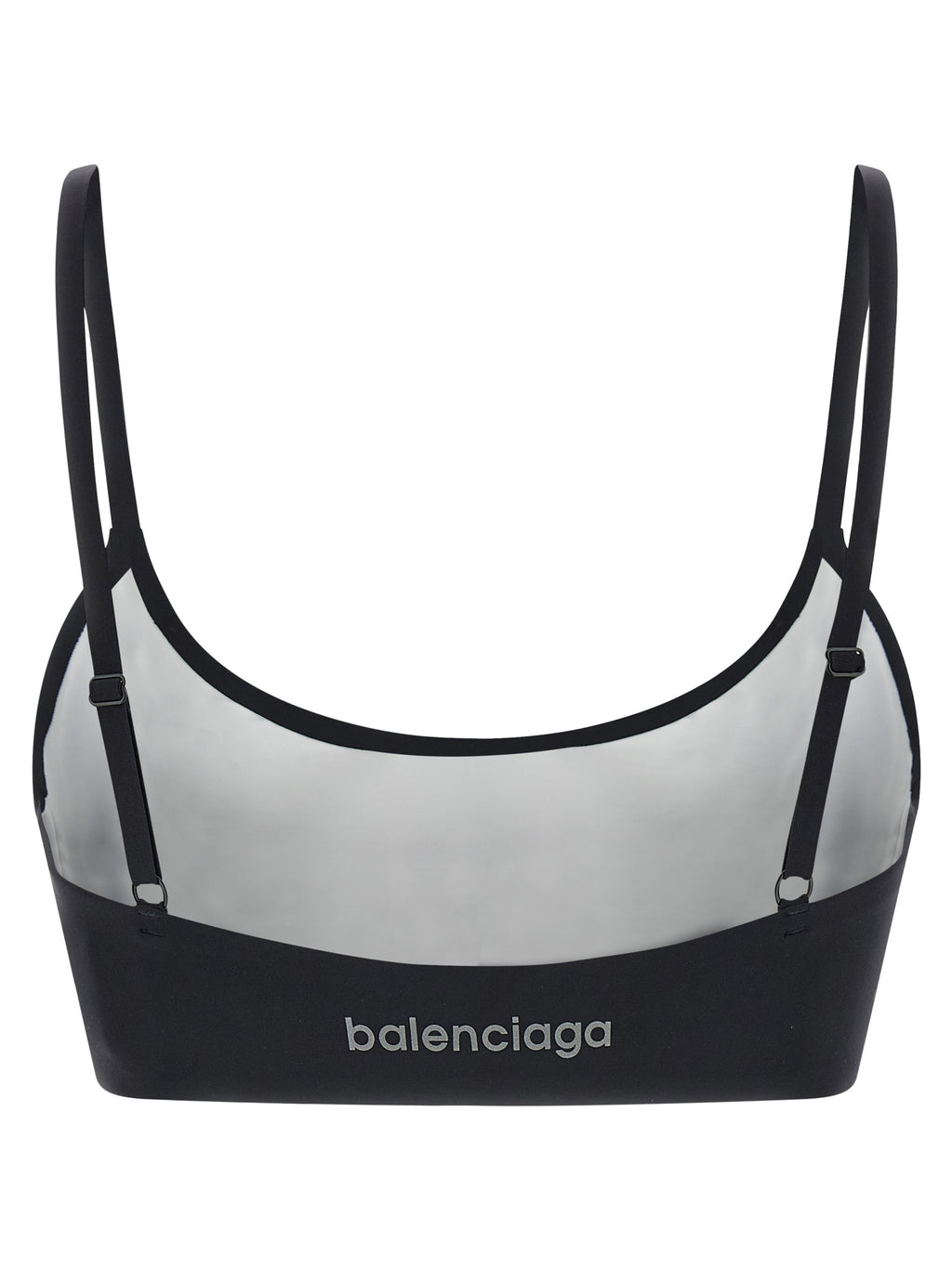Balenciaga Schwarzer Sport-BH aus Polyamid