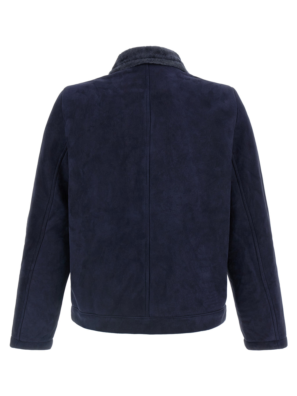 GIORGIO BRATO Blaue Lederjacke