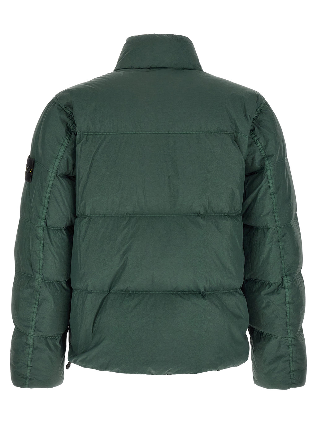 Stone Island Zweifarbige Polyamid-Steppjacke in voller Länge
