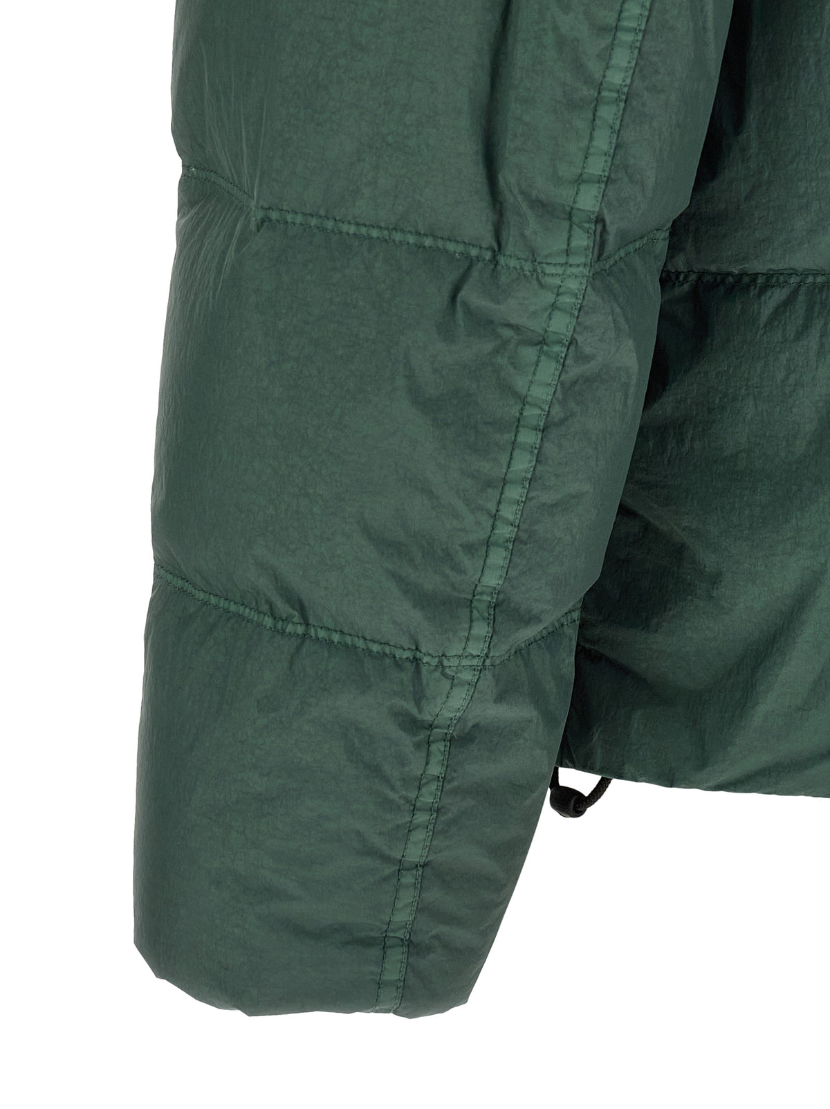 Stone Island Zweifarbige Polyamid-Steppjacke in voller Länge