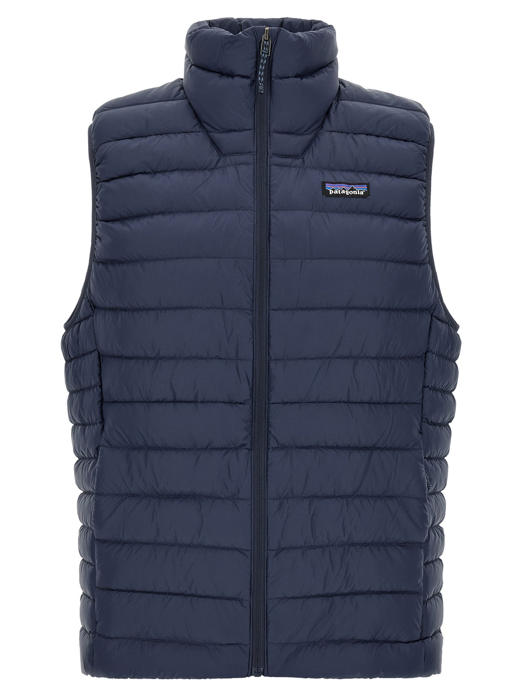 PATAGONIA Ärmellose blaue Nylonjacke