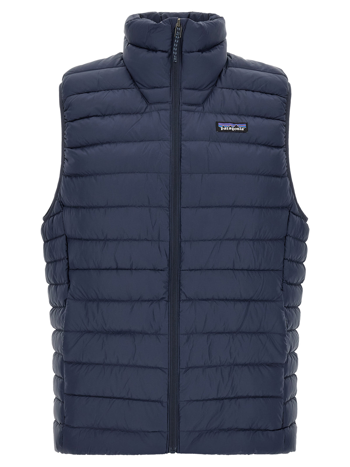 PATAGONIA Ärmellose blaue Nylonjacke