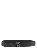 Burberry Schwarzer Gürtel aus Polyethylen, Regular