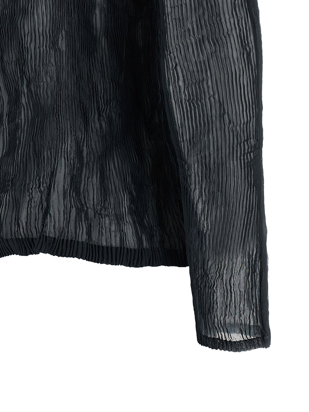 Issey Miyake Schwarzer Cardigan aus Polyester