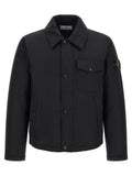 Stone Island Schwarze Polyester-Jacke