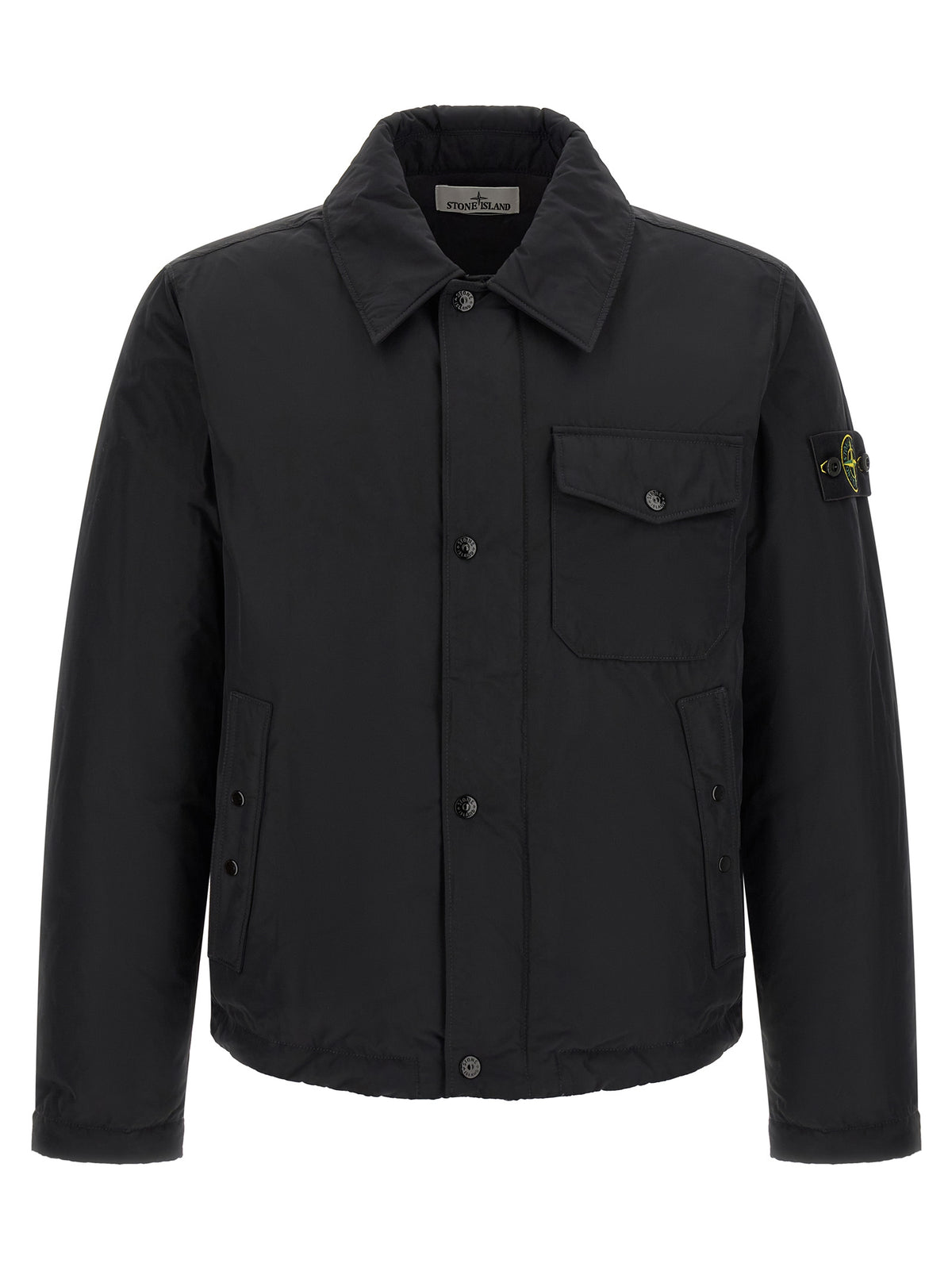 Stone Island Schwarze Polyester-Jacke