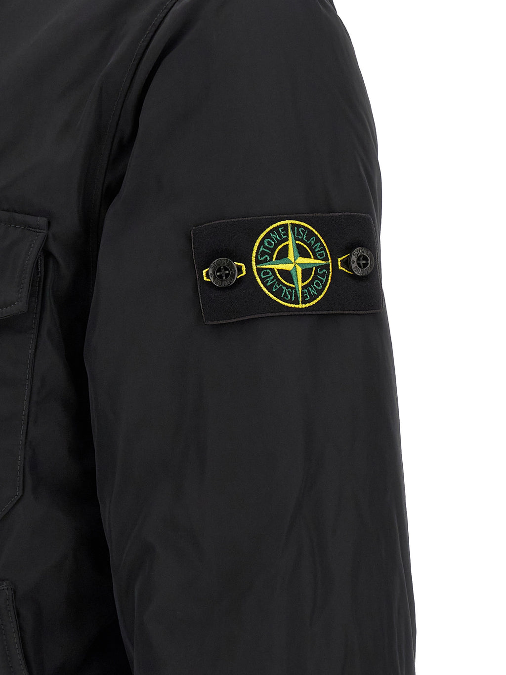 Stone Island Schwarze Polyester-Jacke