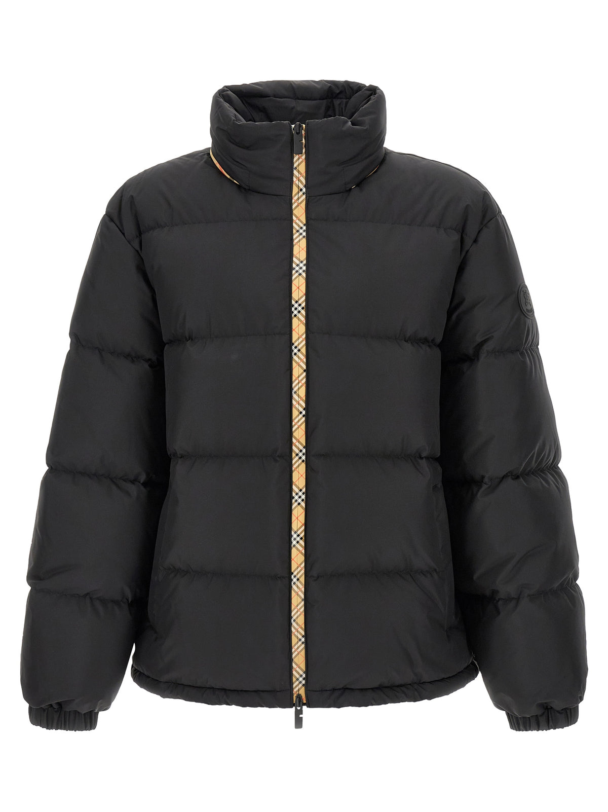 Burberry Schwarzer Parka aus Polyester
