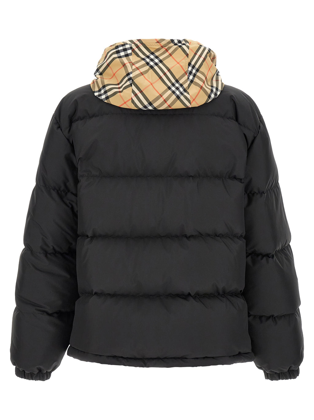 Burberry Schwarzer Parka aus Polyester