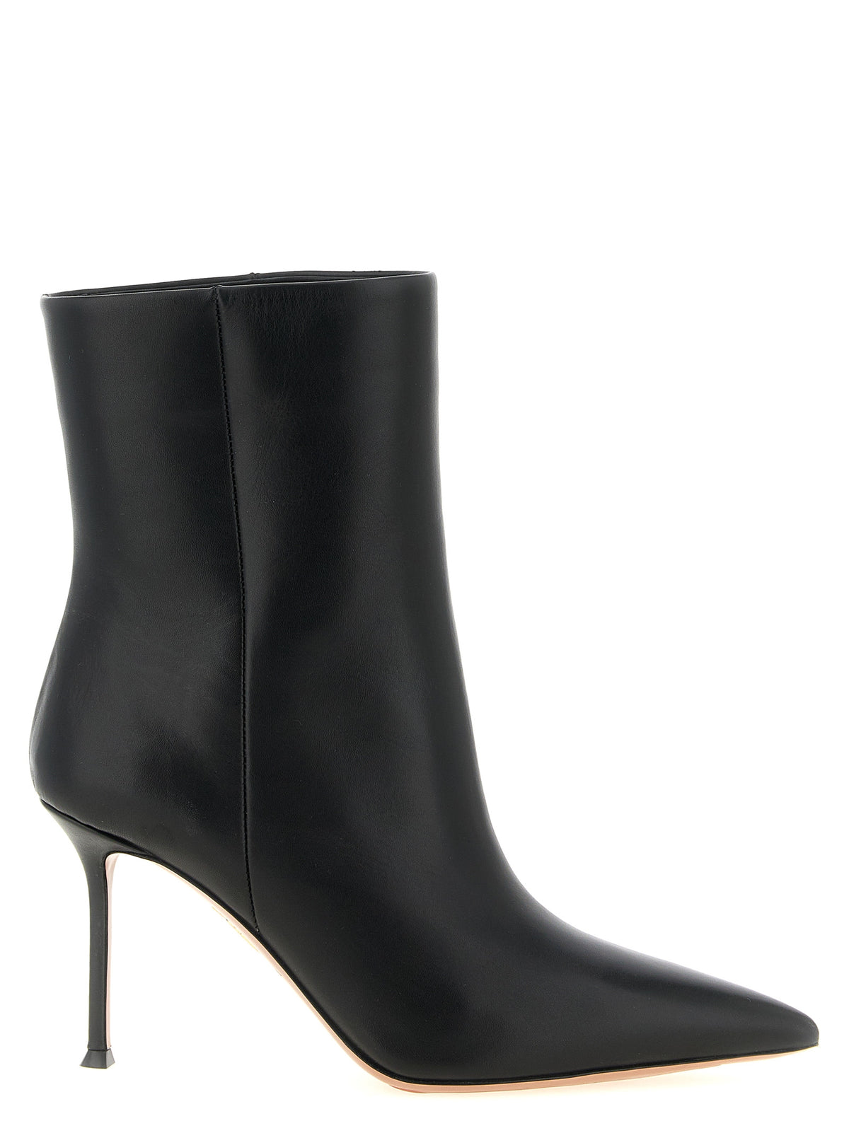 Aquazzura Schwarze Stiefeletten aus Kalbsleder