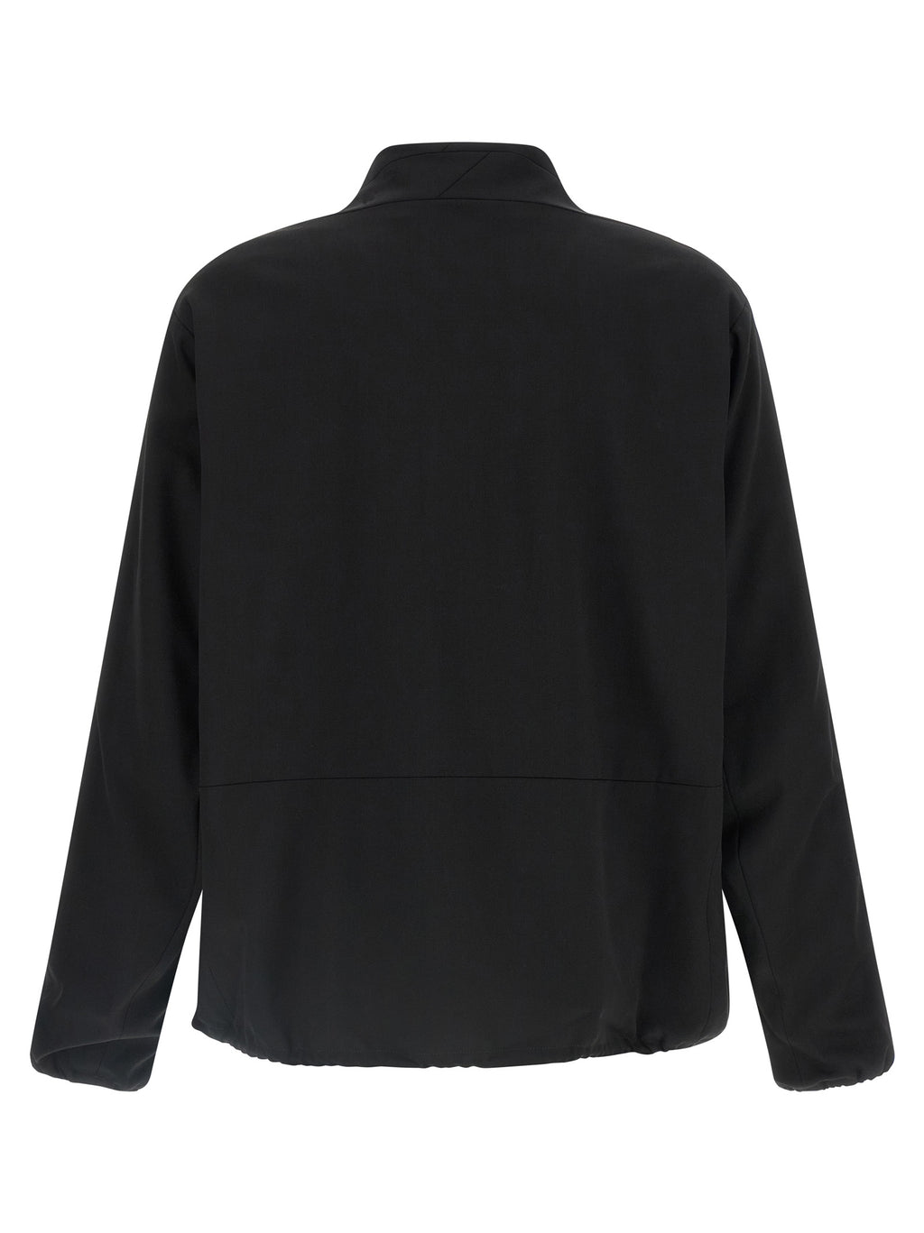 Kiko Kostadinov Schwarze Wolljacke in voller Länge