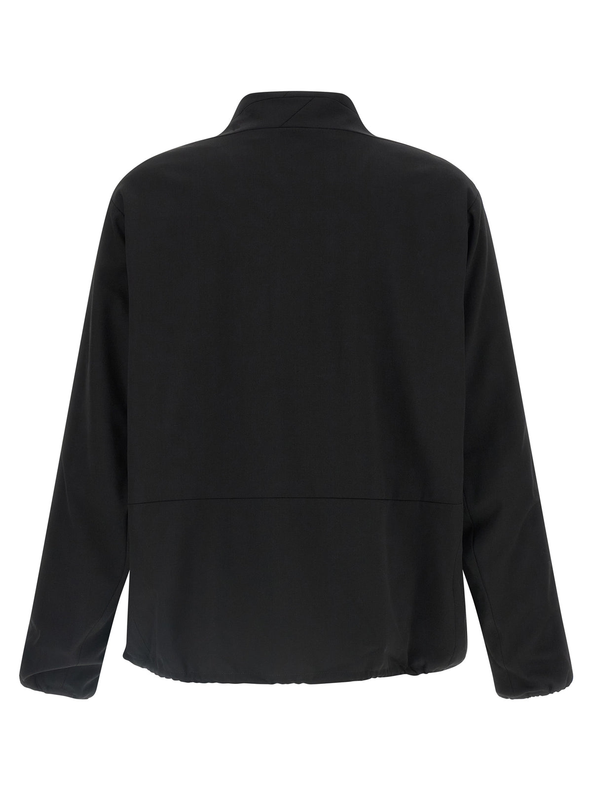 Kiko Kostadinov Schwarze Wolljacke in voller Länge