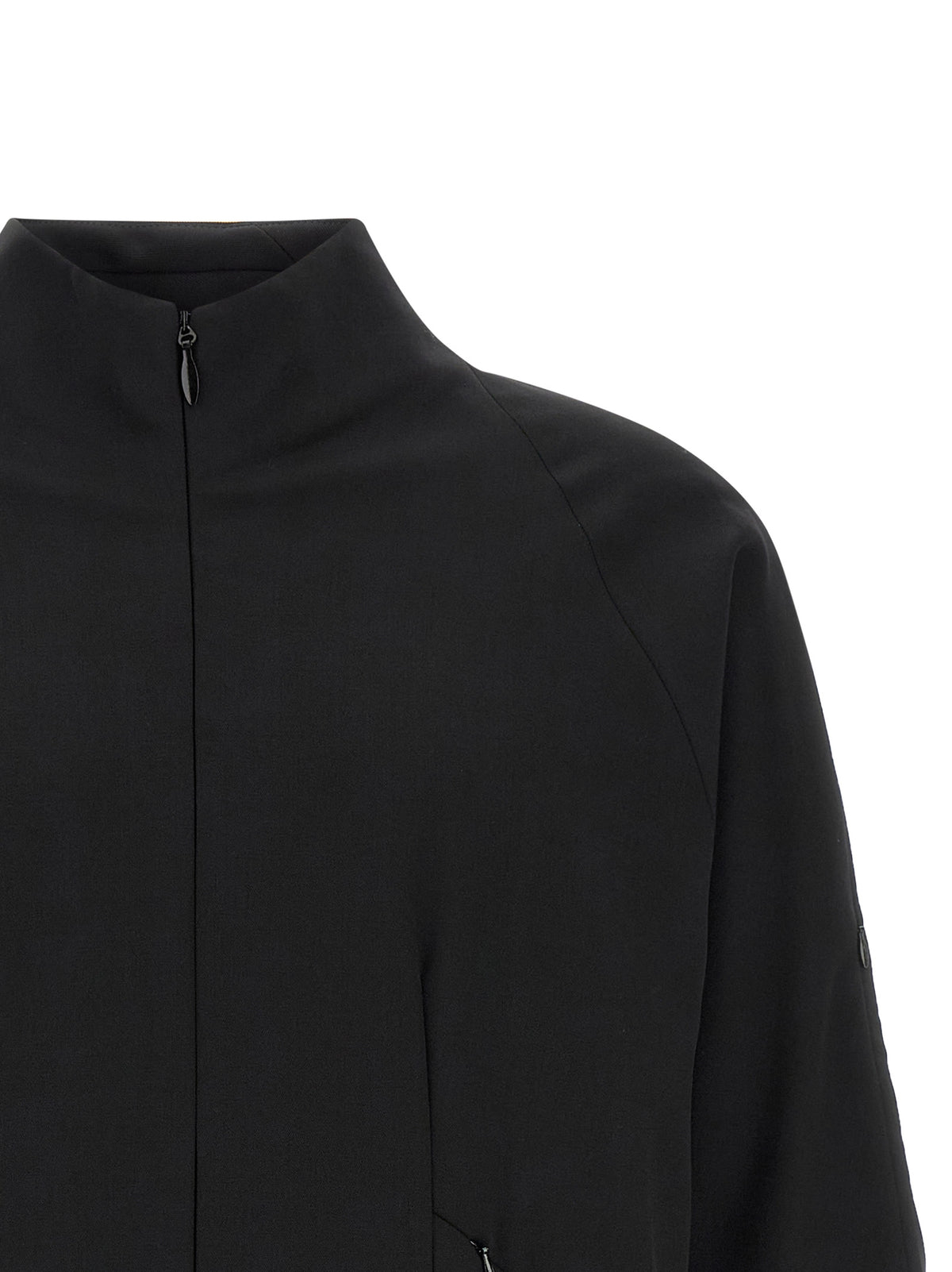 Kiko Kostadinov Schwarze Wolljacke in voller Länge