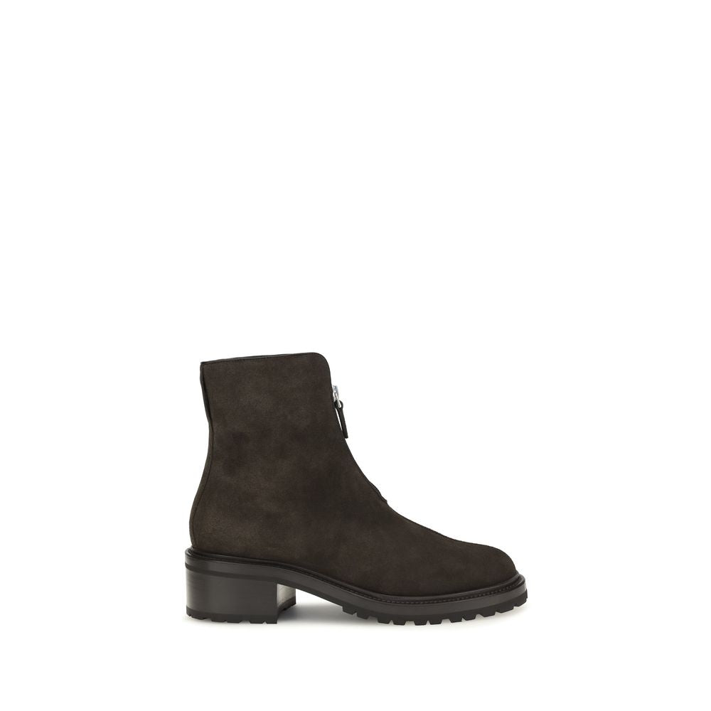 The Row Braune Wildleder-Ankle Boots