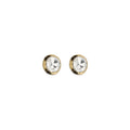 Alessandra Rich Ohrringe aus Glas und Gold