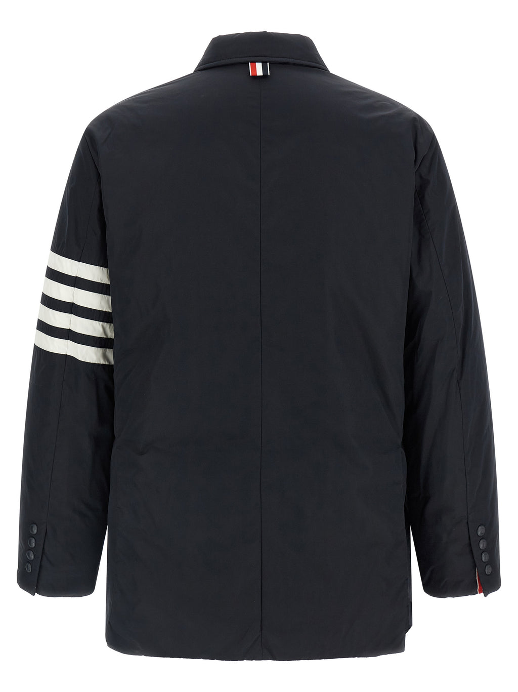 Thom Browne Blaue Bikerjacke aus Polyester