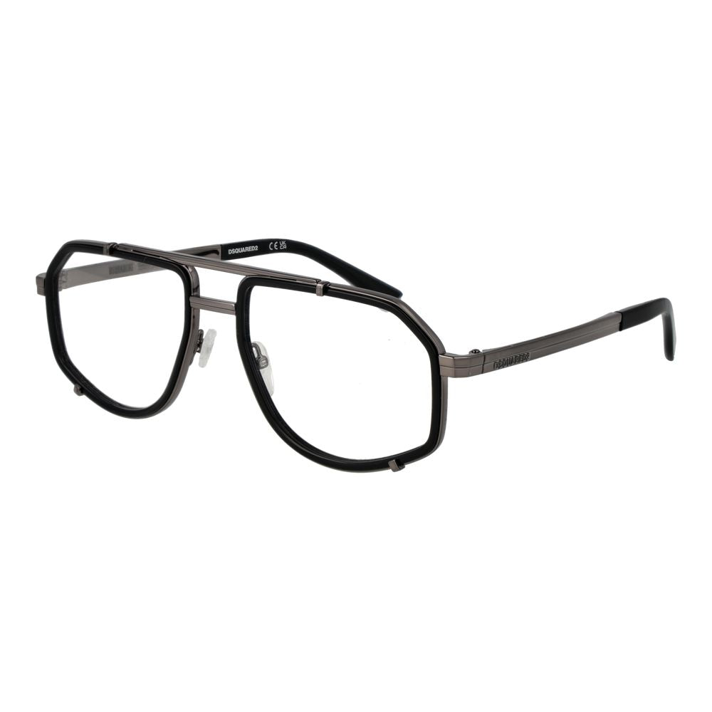 Dsquared² Schwarze Metallbrille (Gestell)