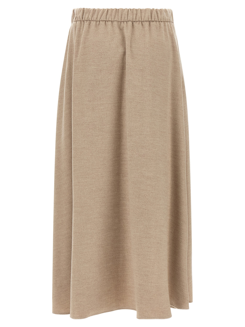 Herno Beiger Midirock aus Polyester