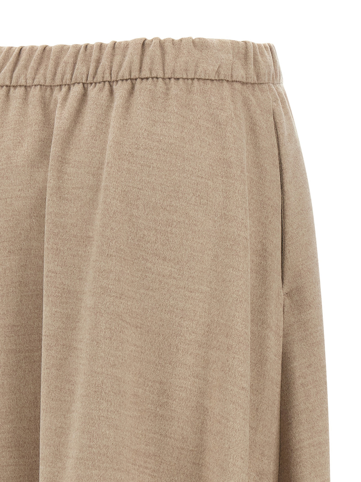 Herno Beiger Midirock aus Polyester