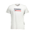 Tommy Hilfiger Grigio Herren-T-Shirt aus Bio-Baumwolle