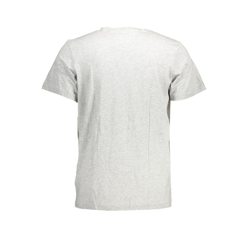Tommy Hilfiger Grigio Herren-T-Shirt aus Bio-Baumwolle