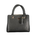 Guess Jeans Schwarze Damen-Handtasche aus Polyurethan