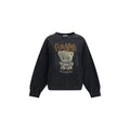 Ganni Grauer Baumwollpullover