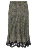 Ermanno Scervino Mehrfarbiger Polyester-Maxirock