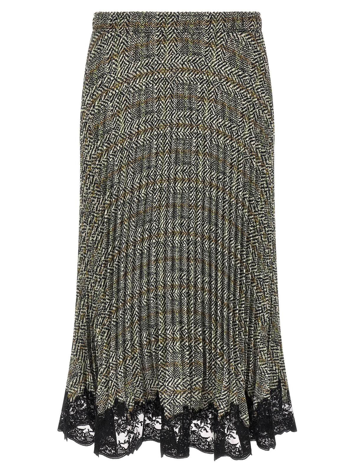 Ermanno Scervino Mehrfarbiger Polyester-Maxirock