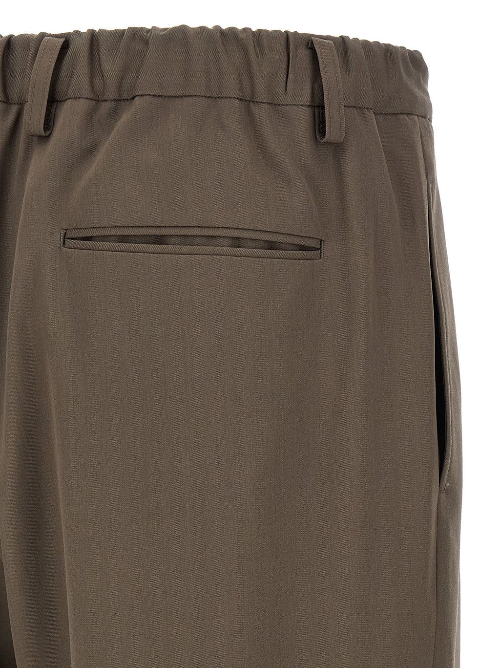 SSSTEIN Braune Woll-Freizeithose