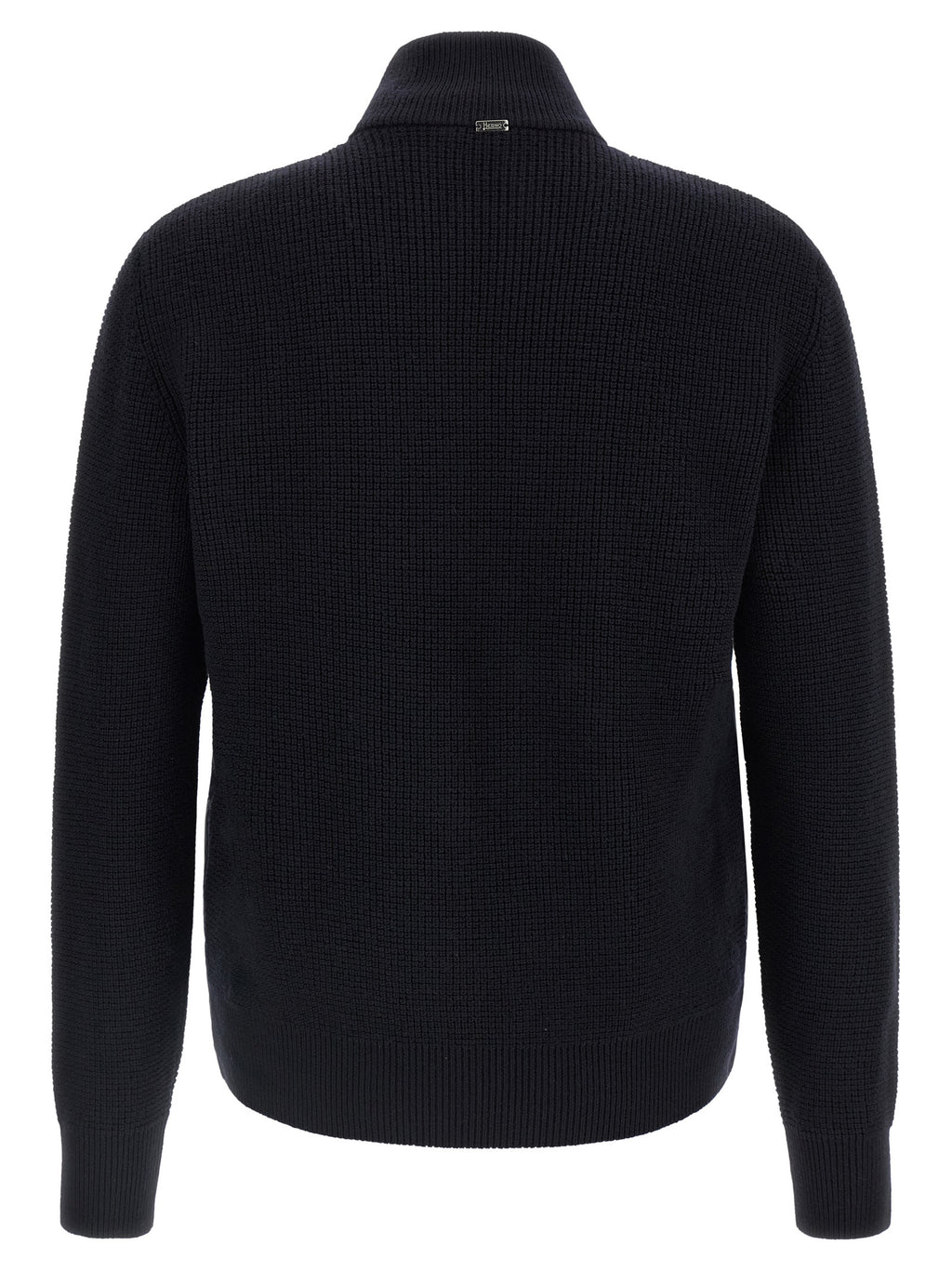 Herno Blaue Wolljacke