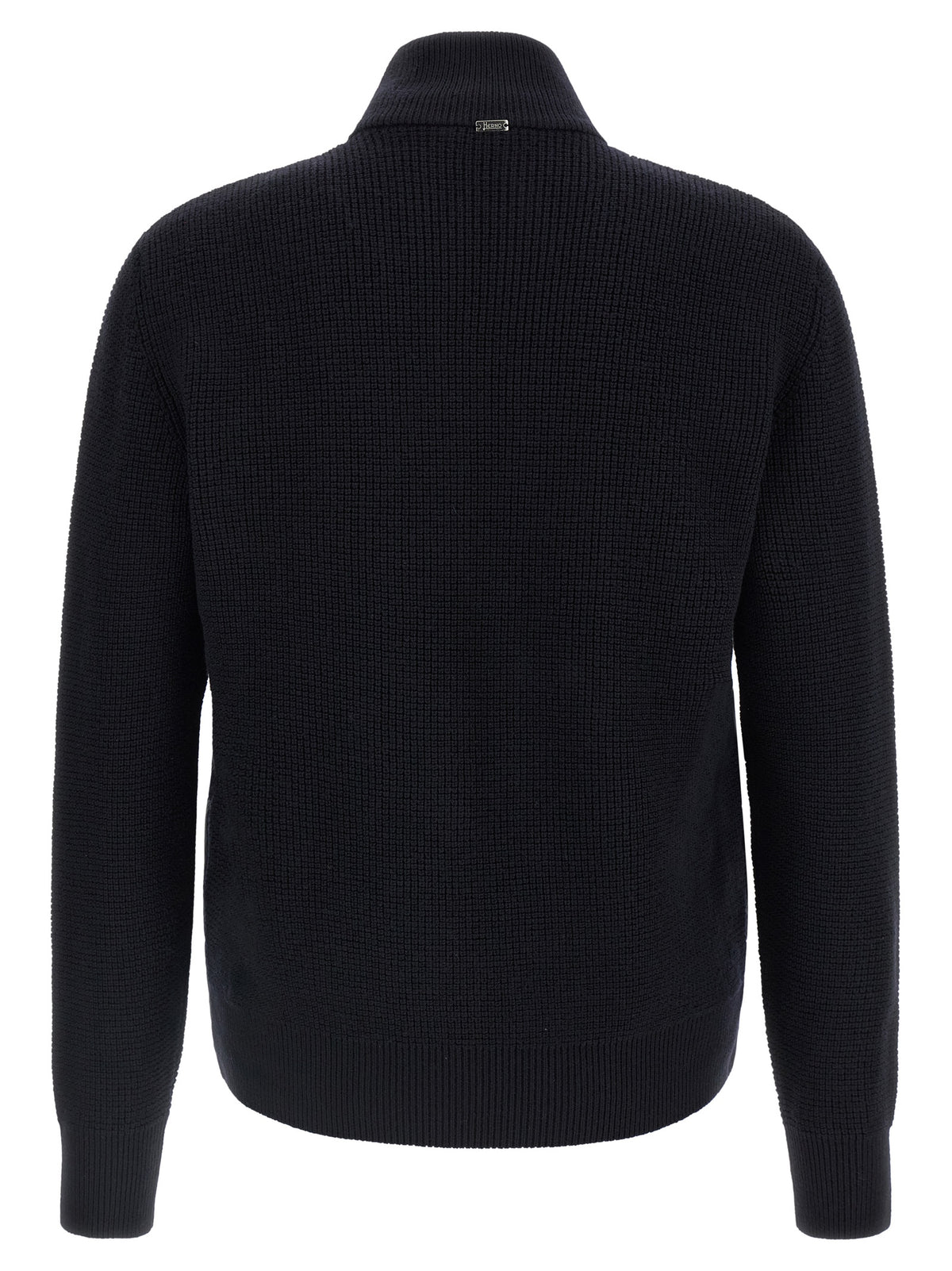 Herno Blaue Wolljacke