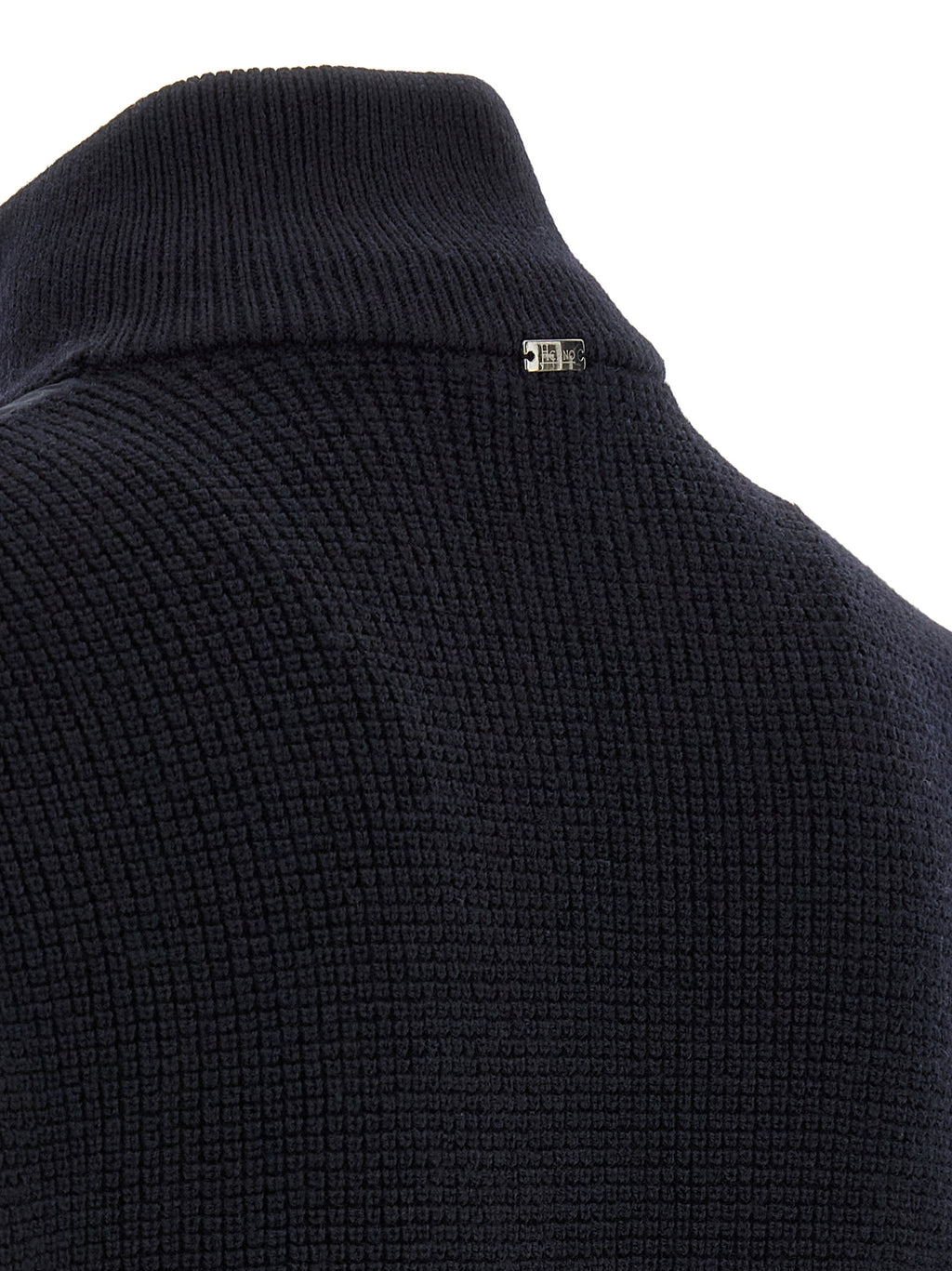 Herno Blaue Wolljacke