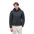 Colmar Originals Schwarze Polyamid-Jacke in voller Länge