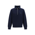 Prada Blue Wool Oves Aries Polohemd