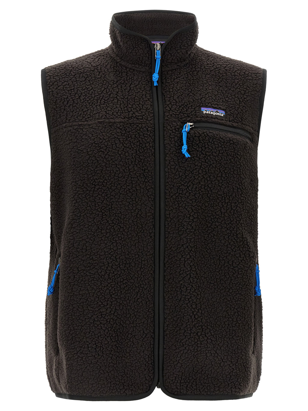 PATAGONIA Schwarze ärmellose Jacke aus Polyester