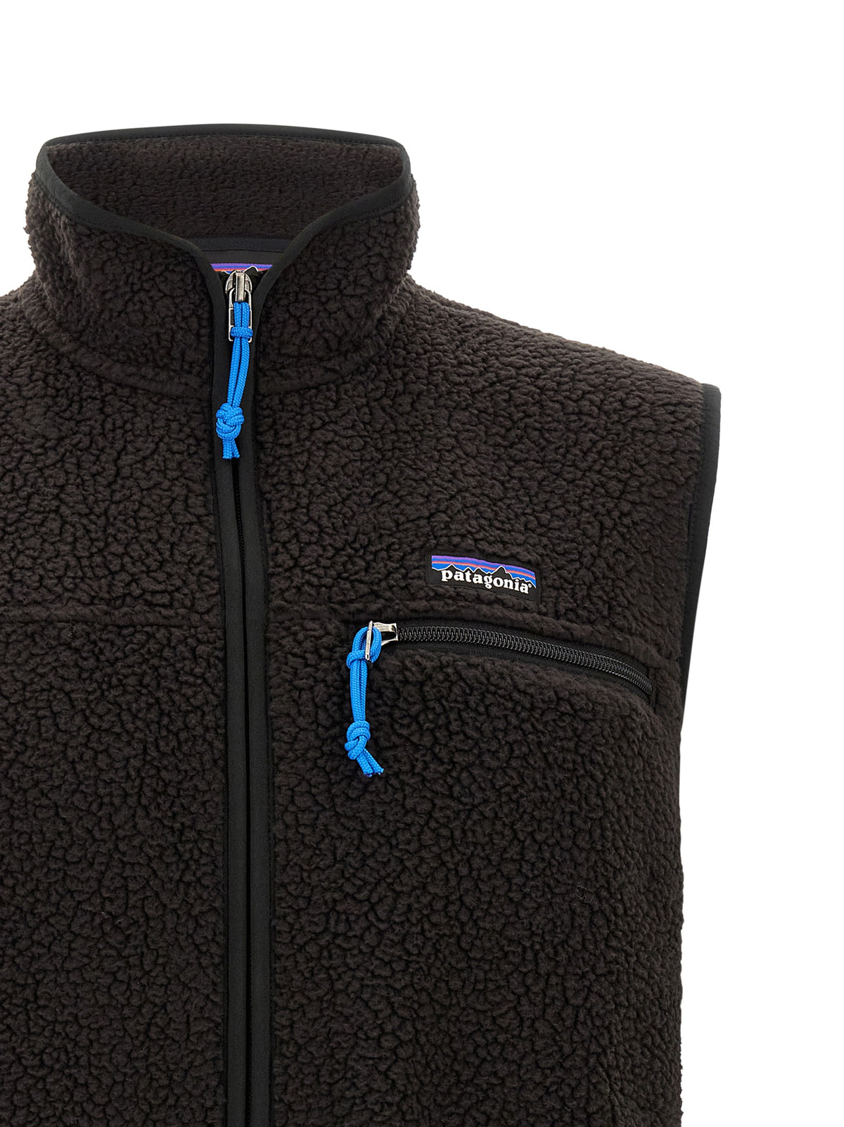 PATAGONIA Schwarze ärmellose Jacke aus Polyester
