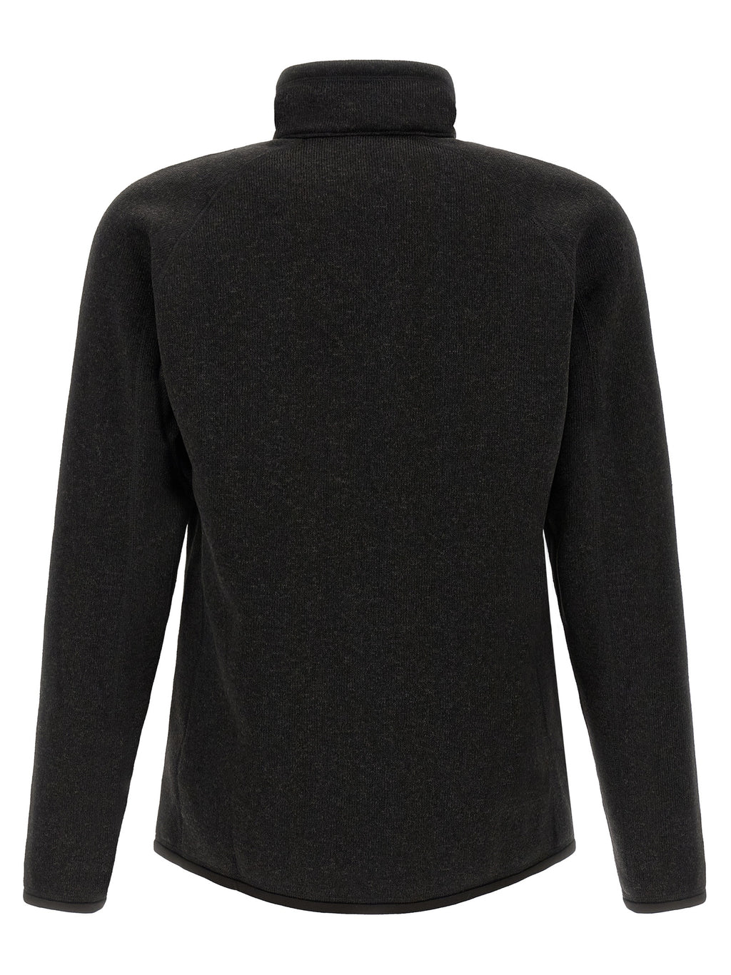 PATAGONIA Schwarze Polyester-Jacke in voller Länge