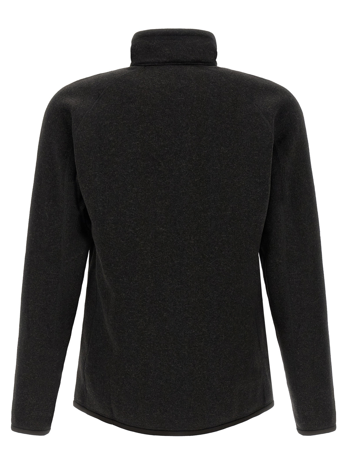PATAGONIA Schwarze Polyester-Jacke in voller Länge