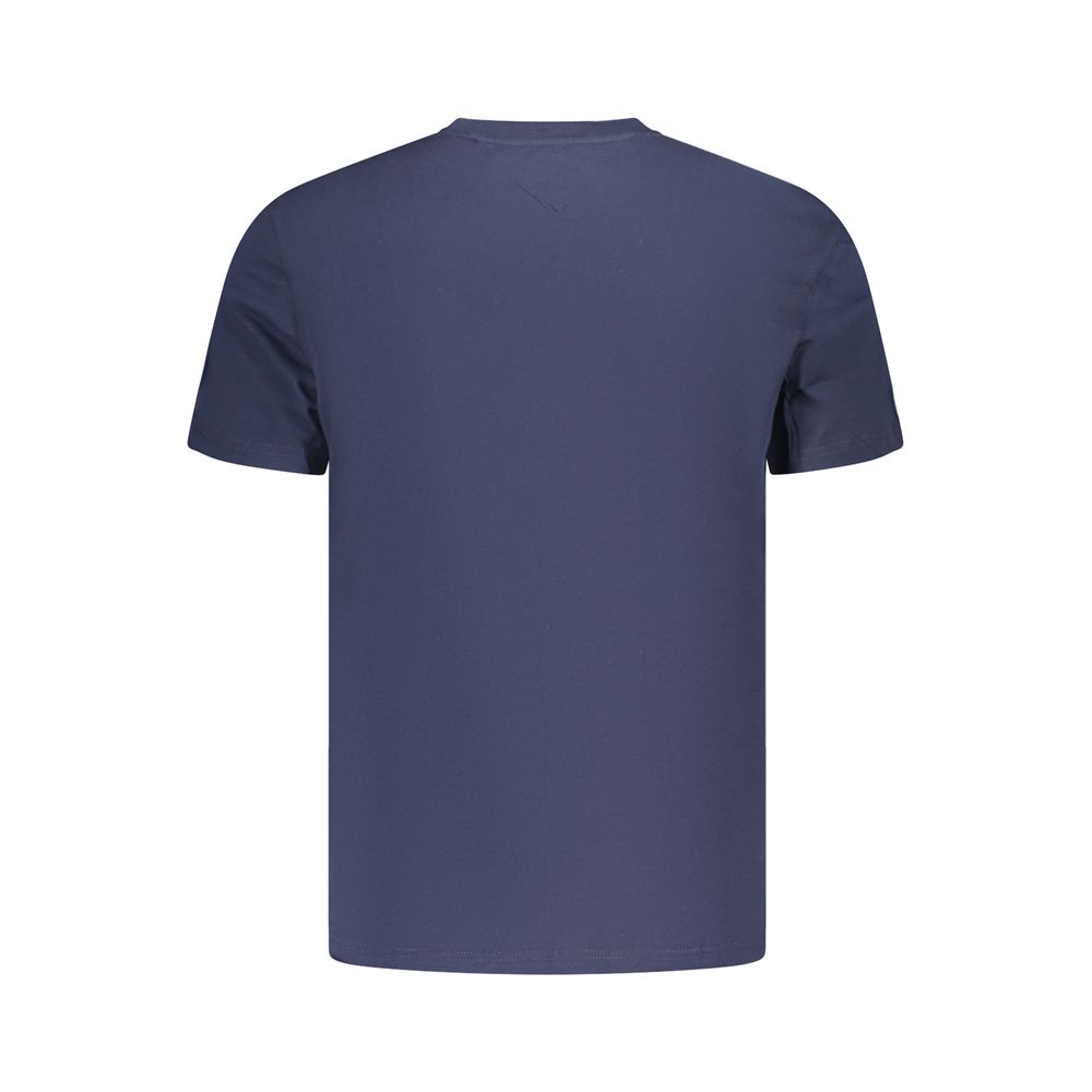 Tommy Hilfiger Blaues Baumwoll-T-Shirt für Herren