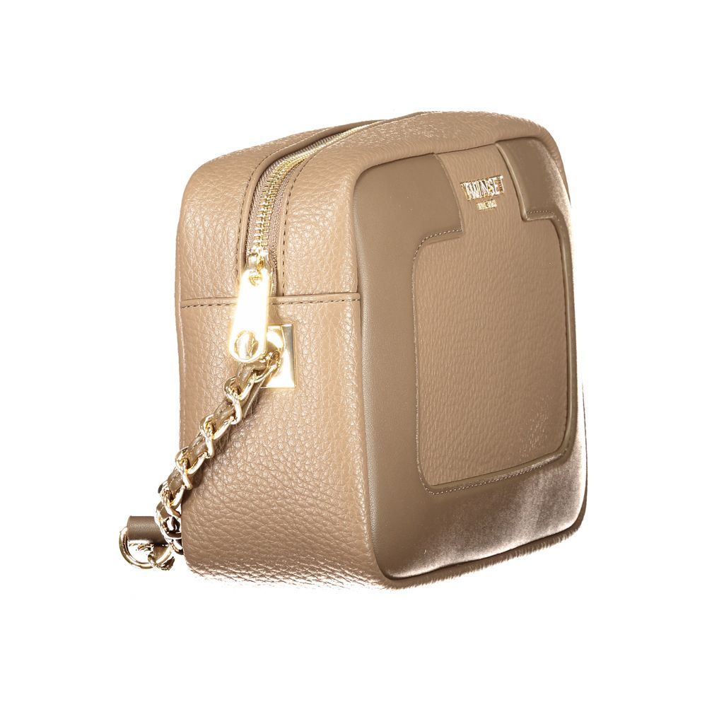 Twinset Braune Handtasche aus Polyethylen