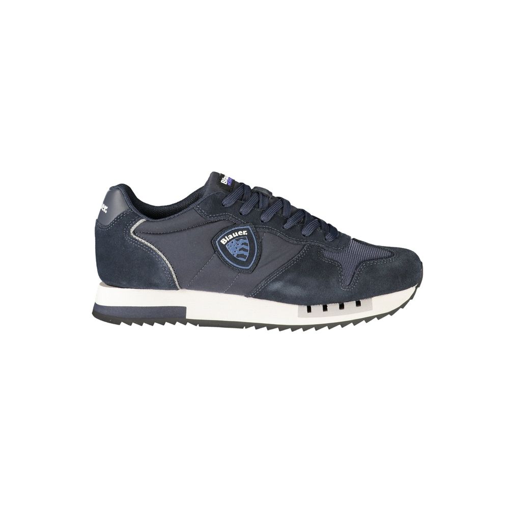 Blauer Blaue Polyamid-Sneaker für sportliche Aktivitäten