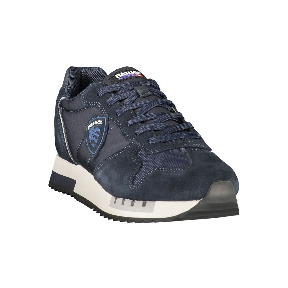 Blauer Blaue Polyamid-Sneaker für sportliche Aktivitäten
