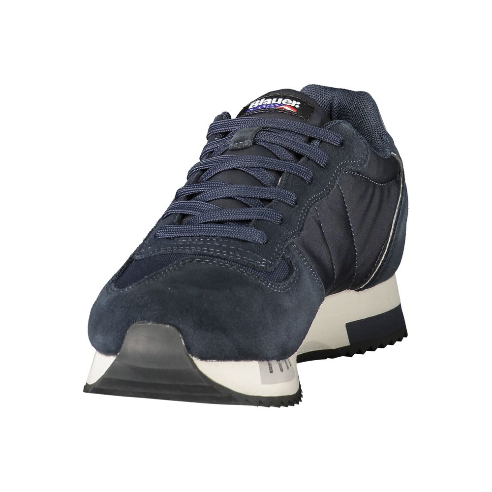 Blauer Blaue Polyamid-Sneaker für sportliche Aktivitäten