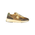 Blauer Braune Sportschuhe aus Polyester