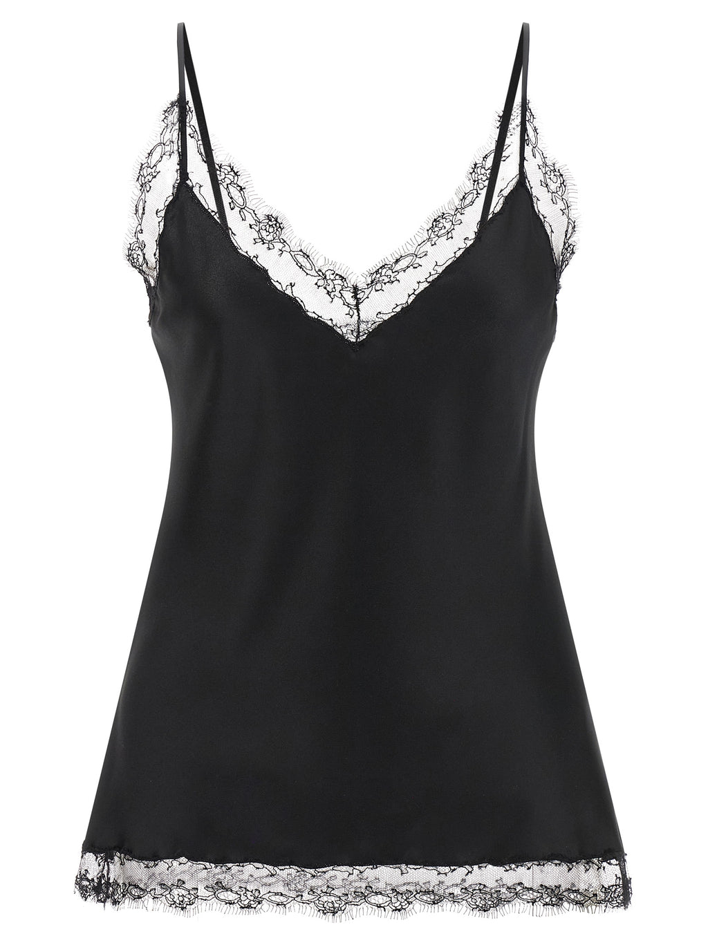 Ermanno Scervino Schwarzes Seiden-Dessous