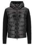 Moncler Schwarzer Cardigan aus Polyamid