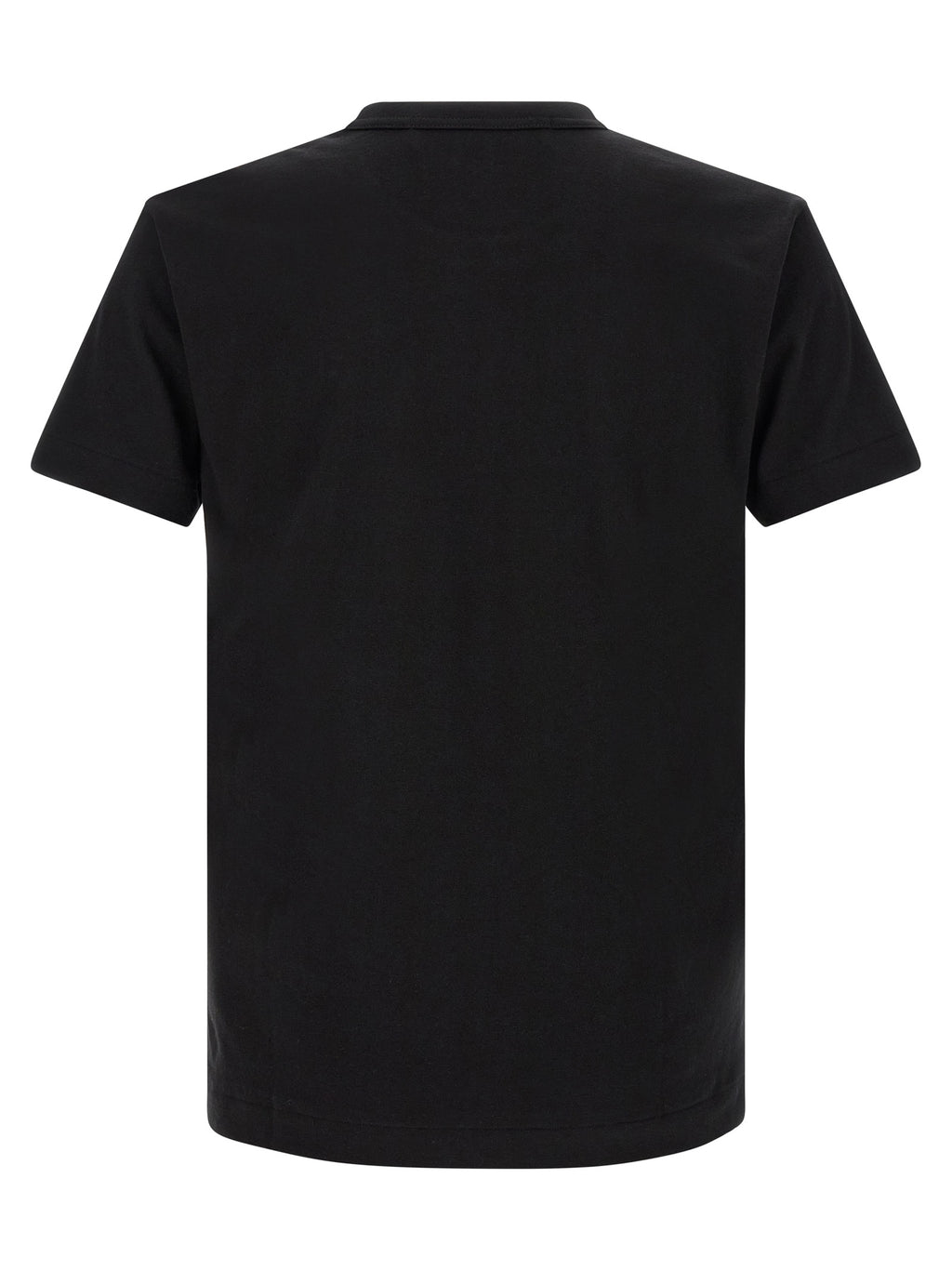 Comme Des Garçons Play Schwarzes Baumwoll-T-Shirt