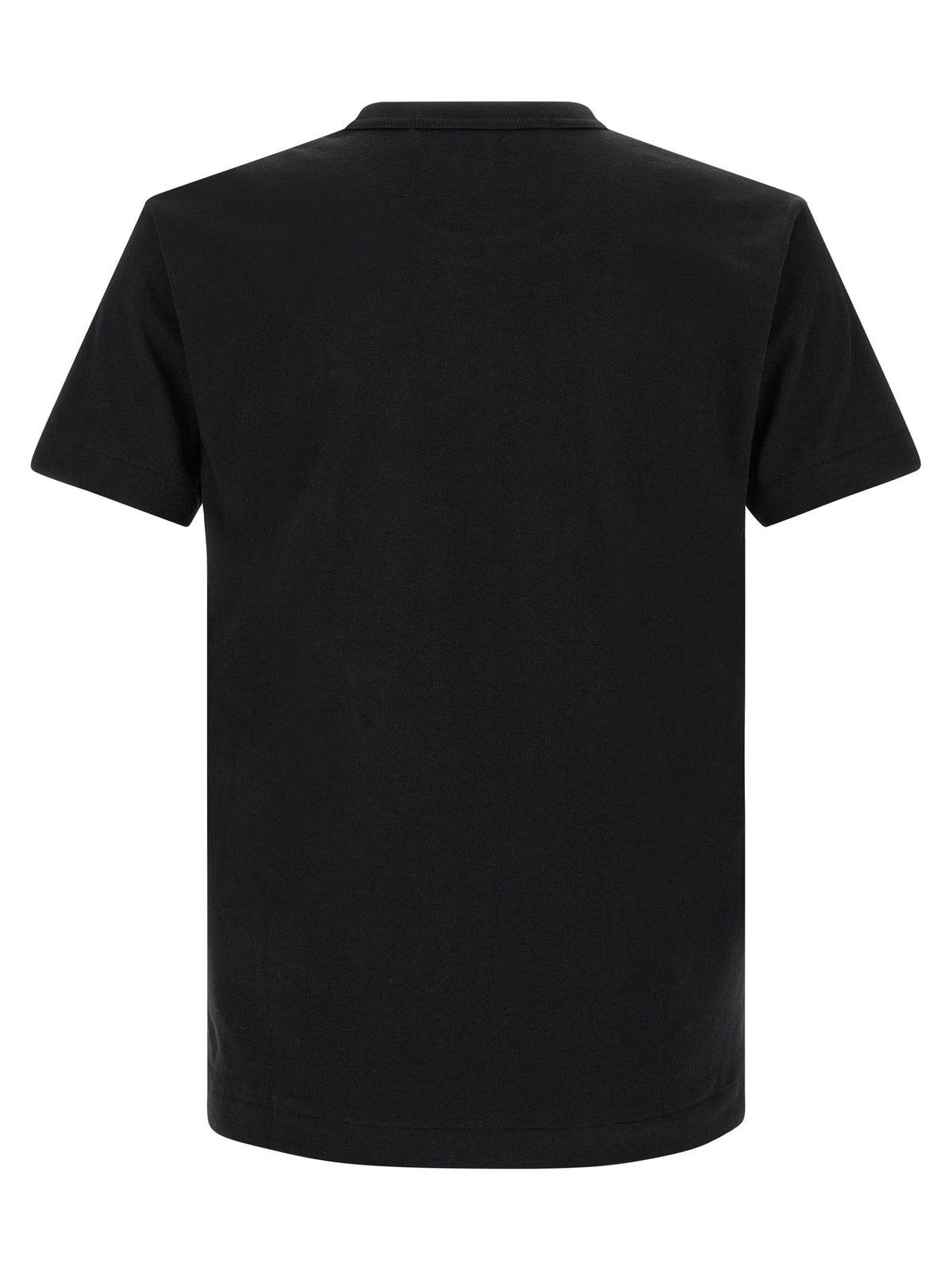 Comme Des Garçons Play Schwarzes Baumwoll-T-Shirt