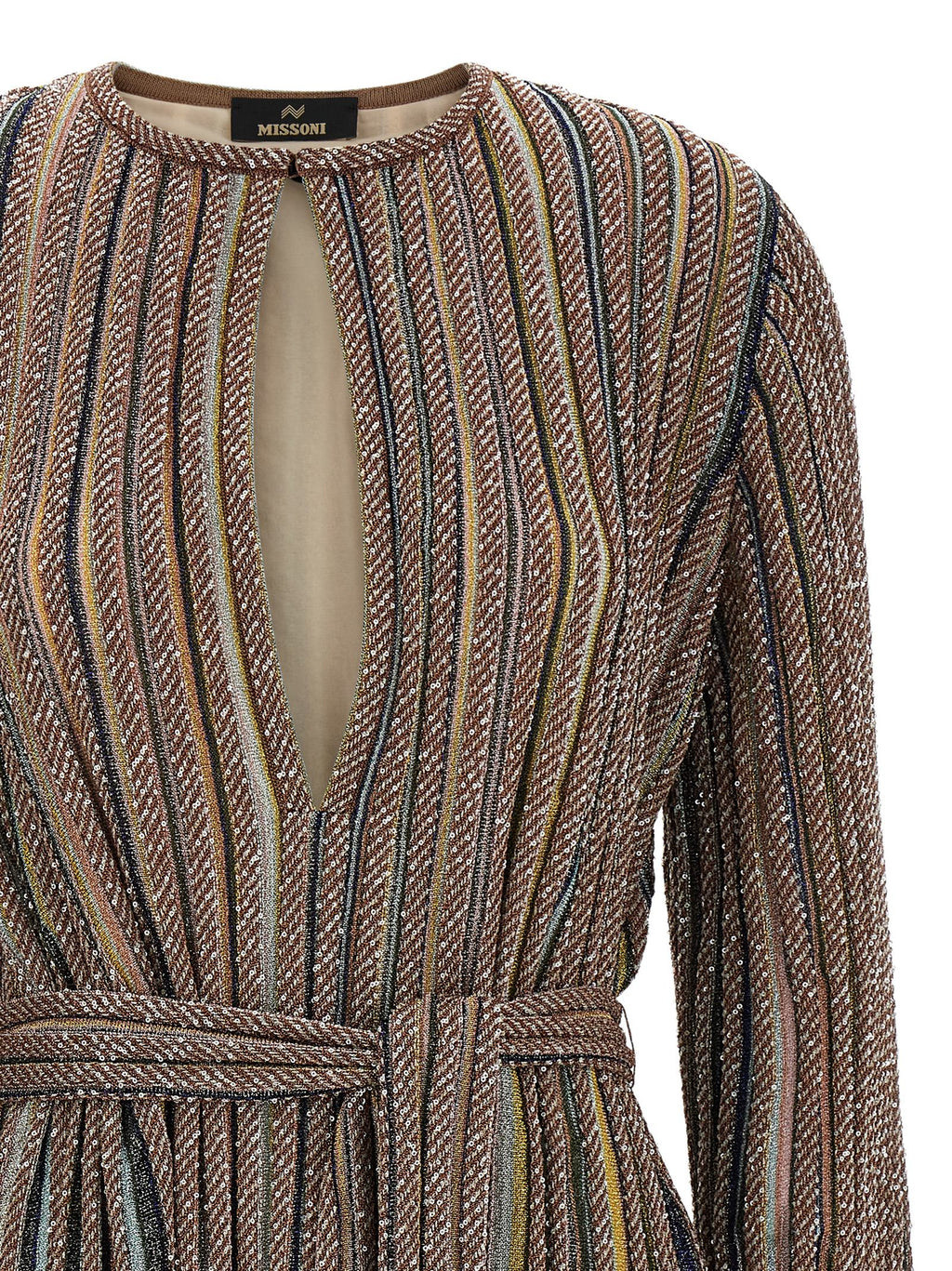 Missoni Kurzes Kleid aus Viskose in Multicolor